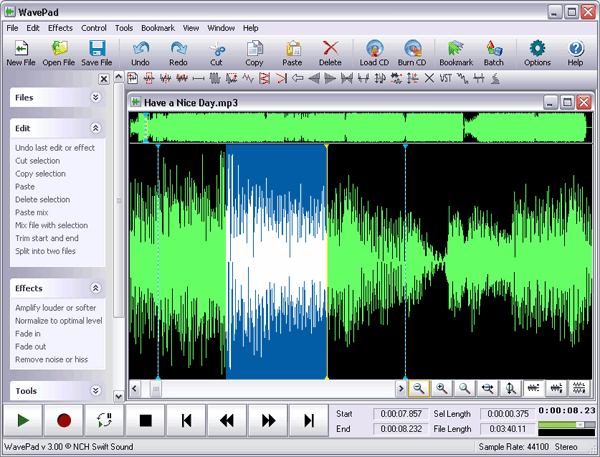 Free music editing software